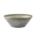 Terra Porcelain Matt Grey Conical Bowl 16cm Pack of 6