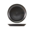 Terra Porcelain Black Coupe Plate 19cm Pack of 6