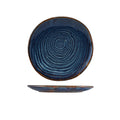 Terra Porcelain Aqua Blue Organic Plate 21cm Pack of 6