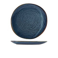 Terra Porcelain Aqua Blue Organic Plate 28.5cm Pack of 6