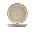 Terra Porcelain Grey Coupe Plate 24cm Pack of 6