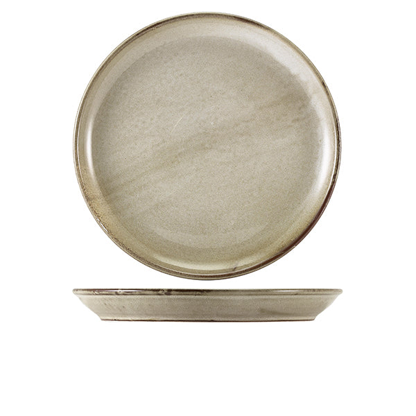 Terra Porcelain Grey Coupe Plate 30.5cm Pack of 6