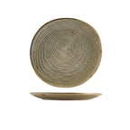 Terra Porcelain Grey Organic Plate 21cm Pack of 6