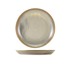 Terra Porcelain Matt Grey Coupe Plate 19cm Pack of 6