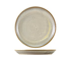 Terra Porcelain Matt Grey Coupe Plate 24cm Pack of 6