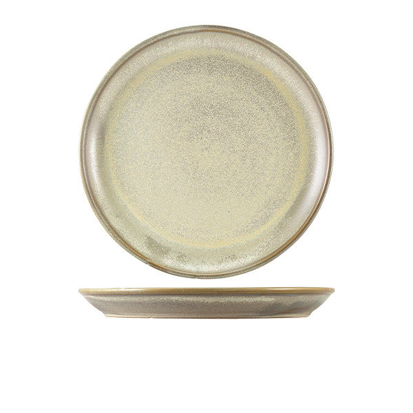 Terra Porcelain Matt Grey Coupe Plate 27.5cm Pack of 6