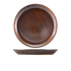 Terra Porcelain Rustic Copper Coupe Plate 27.5cm Pack of 6