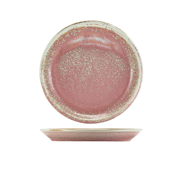 Terra Porcelain Rose Coupe Plate 19cm Pack of 6