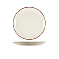 Terra Stoneware Sereno Brown Coupe Plate 19cm Pack of 6