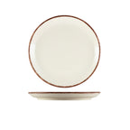 Terra Stoneware Sereno Brown Coupe Plate 19cm Pack of 6