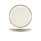 Terra Stoneware Sereno Grey Coupe Plate 19cm Pack of 6