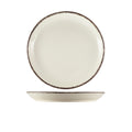 Terra Stoneware Sereno Grey Coupe Plate 24cm Pack of 6