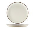 Terra Stoneware Sereno Grey Coupe Plate 27.5cm Pack of 6