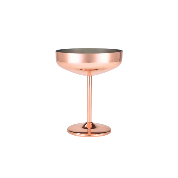 GenWare Copper Plated Cocktail Coupe Glass 30cl/10.5oz