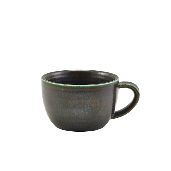 Terra Porcelain Black Coffee Cup 22cl/7.75oz Pack of 6