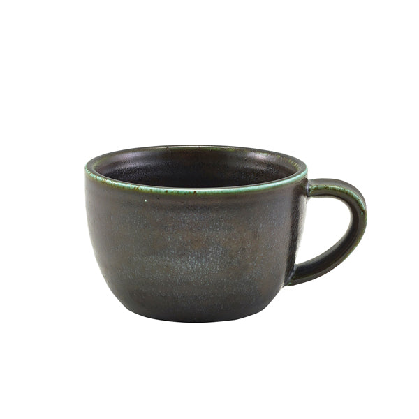 Terra Porcelain Black Coffee Cup 28.5cl/10oz Pack of 6