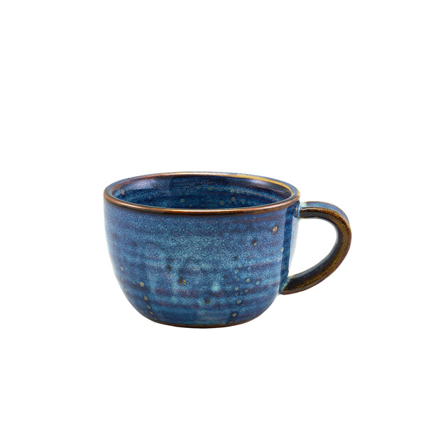 Terra Porcelain Aqua Blue Coffee Cup 22cl/7.75oz Pack of 6