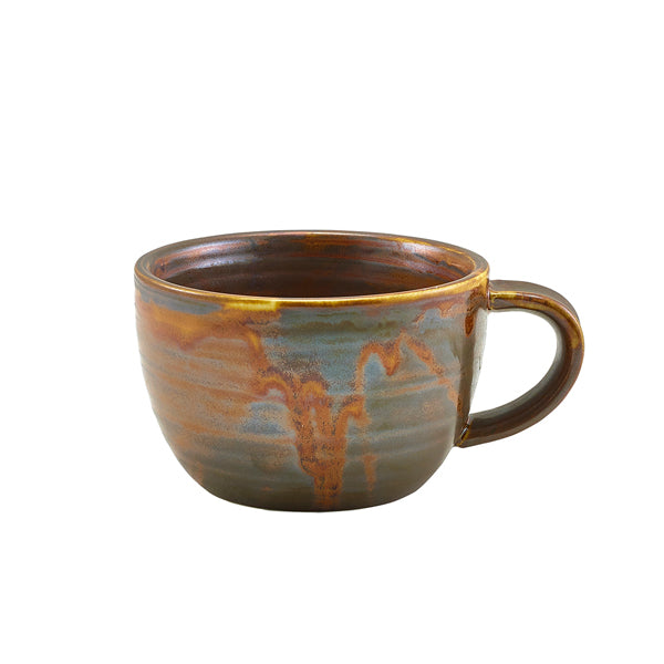 Terra Porcelain Rustic Copper Coffee Cup 28.5cl/10oz Pack of 6