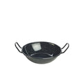 Black Enamel Dish 16cm Pack of 10