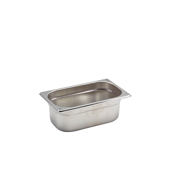 St/St Gastronorm Pan 1/4 - 100mm Deep