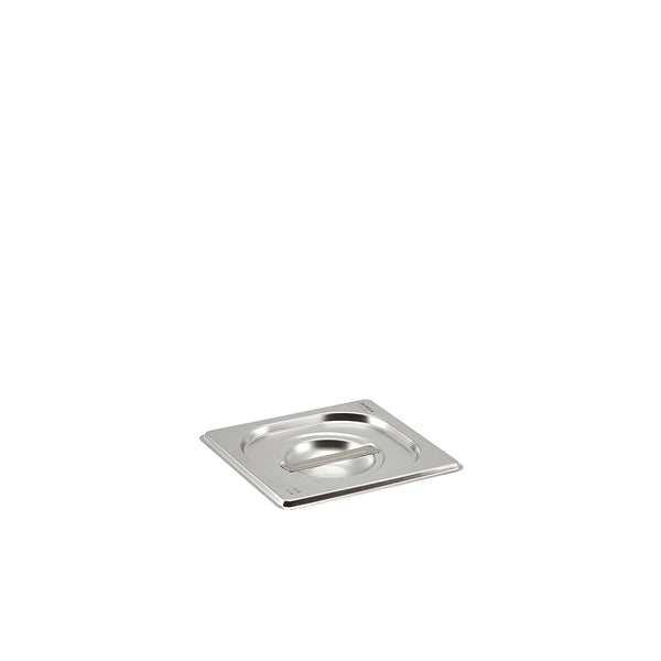 St/St Gastronorm Pan Lid 1/6