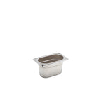 St/St Gastronorm Pan 1/9 - 100mm Deep