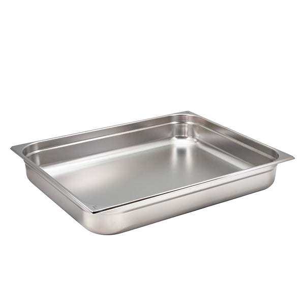 St/St Gastronorm Pan 2/1 - 100mm Deep