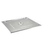 St/St Gastronorm Pan Lid 2/1