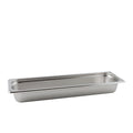 St/St Gastronorm Pan 2/4 - 65mm Deep