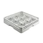 Genware 9 Comp Glass Rack With 1 Extender