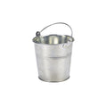 Galvanised Steel Serving Bucket 12cm Dia Pack of 12