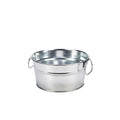 Galvanised Steel Serving Bucket 15 x 8cm Pack of 6