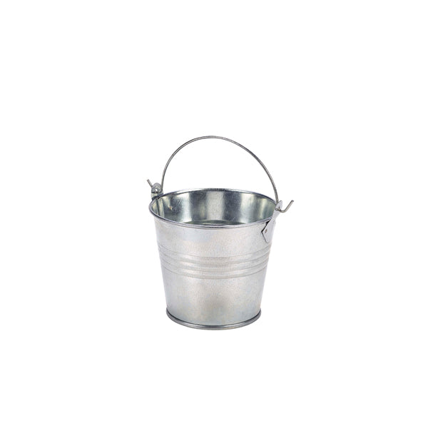 Galvanised Steel Serving Bucket 8.5cm Dia Pack of 12