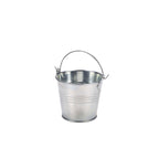Galvanised Steel Serving Bucket 8.5cm Dia Pack of 12