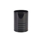Galvanised Steel Can 11cm Dia x 14.5cm Black Pack of 12
