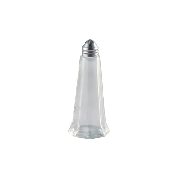 Glass Lighthouse Pepper Shaker Silver Top Box of 12