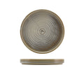 Terra Porcelain Matt Grey Low Presentation Plate 18cm Pack of 6