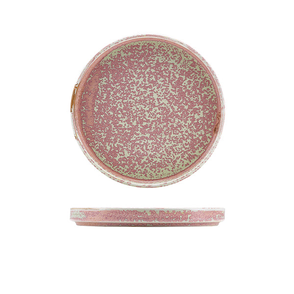 Terra Porcelain Rose Low Presentation Plate 18cm Pack of 6