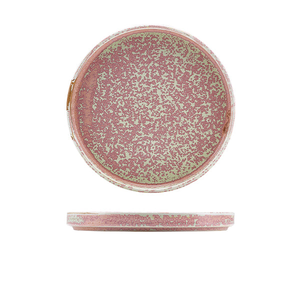 Terra Porcelain Rose Low Presentation Plate 21cm Pack of 6