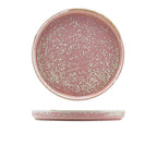 Terra Porcelain Rose Low Presentation Plate 25cm Pack of 6