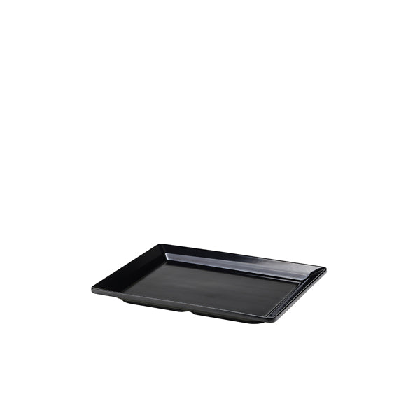 Black Melamine Platter GN 1/2 Size 32 X 26cm