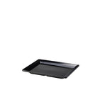 Black Melamine Platter GN 1/2 Size 32 X 26cm