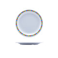 Genware Melamine 6.25" Plate- Coloured Circle