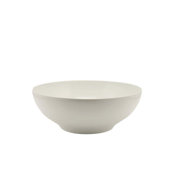 White Melamine Round Buffet Bowl 35.5cm