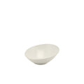 White Melamine Slanted Buffet Bowl 21 x 20 x 10cm