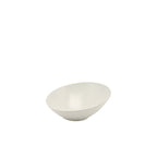 White Melamine Slanted Buffet Bowl 21 x 20 x 10cm