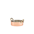 Mini Hammered Copper Plated Casserole Dish 12 x 3.5cm Pack of 12