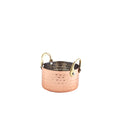 Mini Hammered Copper Casserole Dish 9.2 x 5cm  Pack of 12