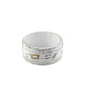 Miniature White Wash Wooden Barrel 16.5 Dia x 8cm