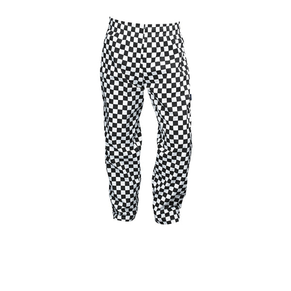 Large Check Black & White Baggies XS Size